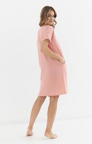 Koszula nocna muślinowa 134 Cana- morelowa