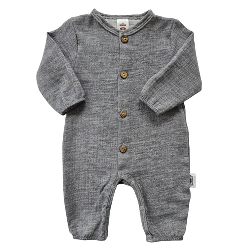 Pajac muślinowy Just Muslin Makoma navy– naturalny komfort, 5 kolorów