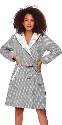8030 Szlafrok damski Doctor Nap - dark grey