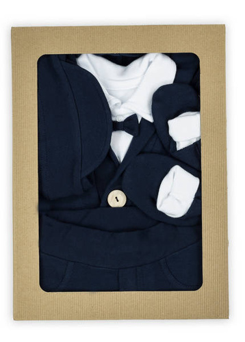 169406 Mix Komplet 5-częściowy nadruk Nicol - granatowy