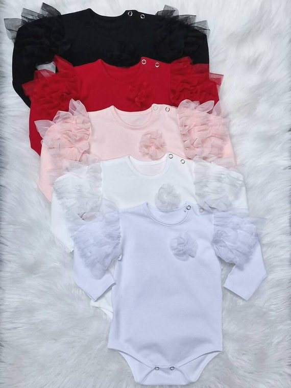 Body z długim rękawem Carmen Bambarillo czarny