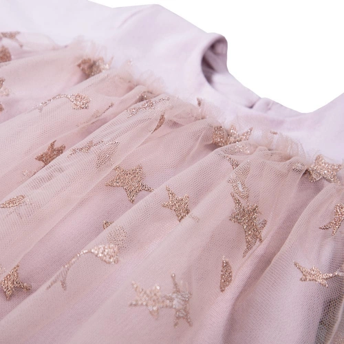 Sukienka tiul z długim rękawem "CEREMONY" Ewa Klucze - róż