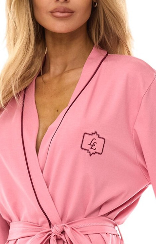 Szlafrok Damski 2504 L&L różowy