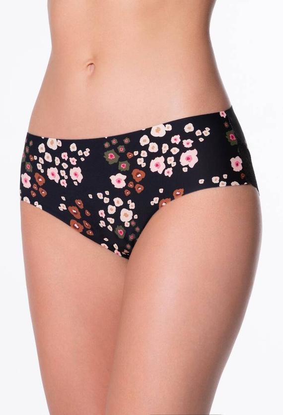 Figi damskie Cheekie Peggy Brown Julimex - czarny