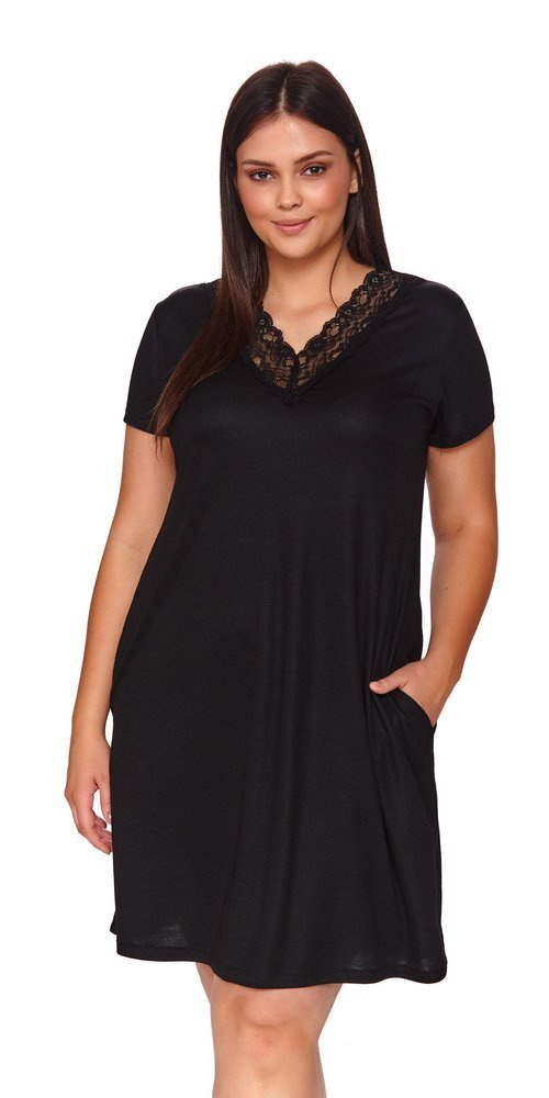 TM.9947 Koszula Nocna Doctor Nap - black