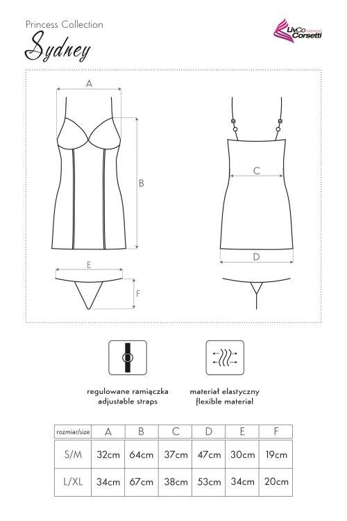 Komplet dwuczęściowy Sydney LC 90291 LivCo Corsetti Fashion