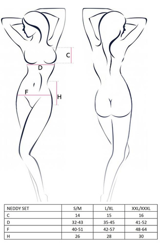 Komplet Neddy Set Passion czarny