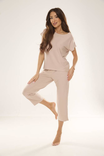 Piżama Damska 696 Freya Forex - piaskowy