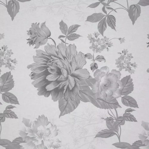 Pościel bawełniana Sara 27 Kwiaty Eurofirany szary 