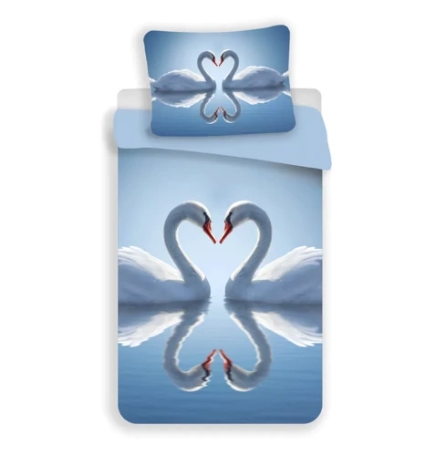 Pościel z mikrofibry Łabędzie Jerry Fabrics