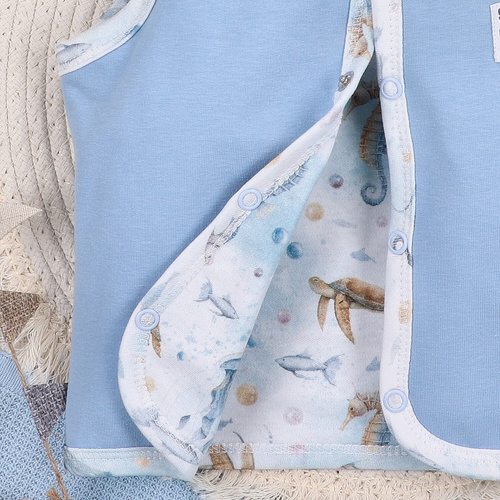 Nini Kamizelka Sea Of Joy – organiczna bawełna, kamizelka dla niemowląt