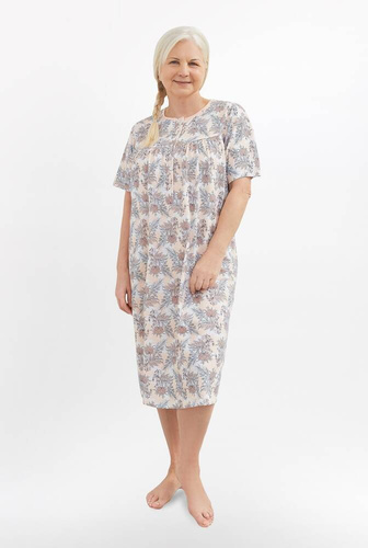 Koszula nocna damska Bogna 203 I Martel morelowy biały 14