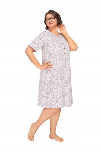 Koszula nocna damska 263 Basia I  Martel różowa