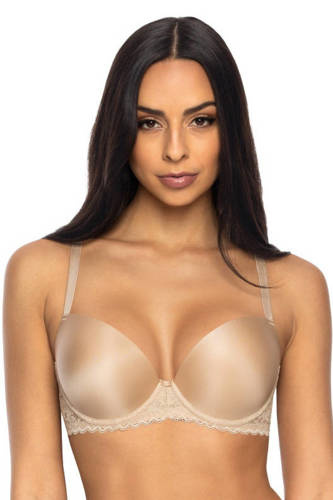 Biustonosz Push-up 0155/11/1 Jennifer II  Mat - beżowy