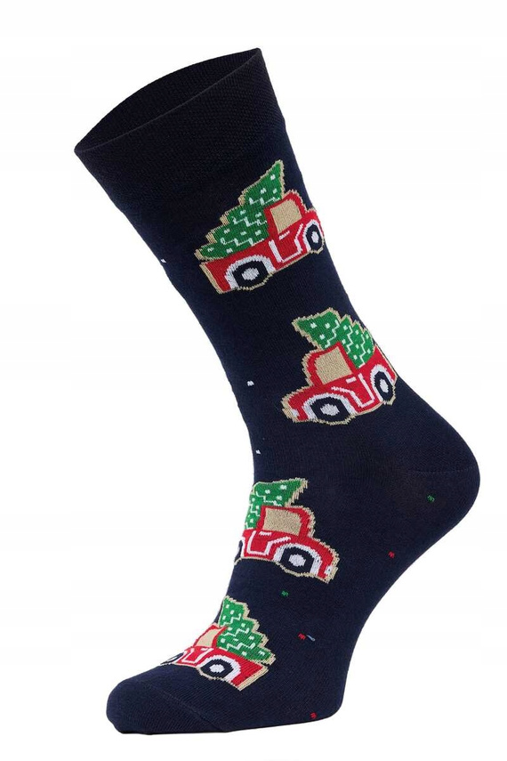 A63 Skarpety Premium A'3 Cornette - granatowy (auto)