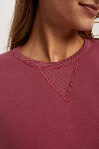 Komplet Damski dł. rękaw, dł. spodnie Panama Italian Fashion, - malinowy