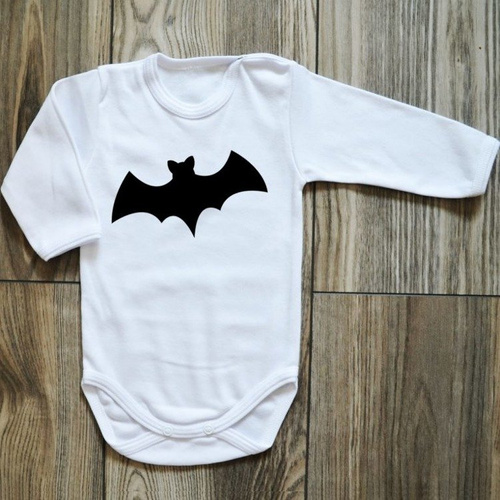 Body długi rękaw na Halloween "NIETOPERZ" Moocha czarne