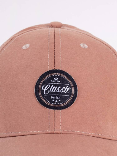 CZD-0658 Czapka męska YO! - beżowy