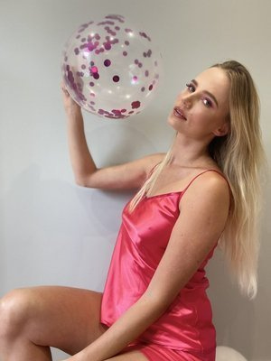 937 Classic Piżama damska Forex - malina