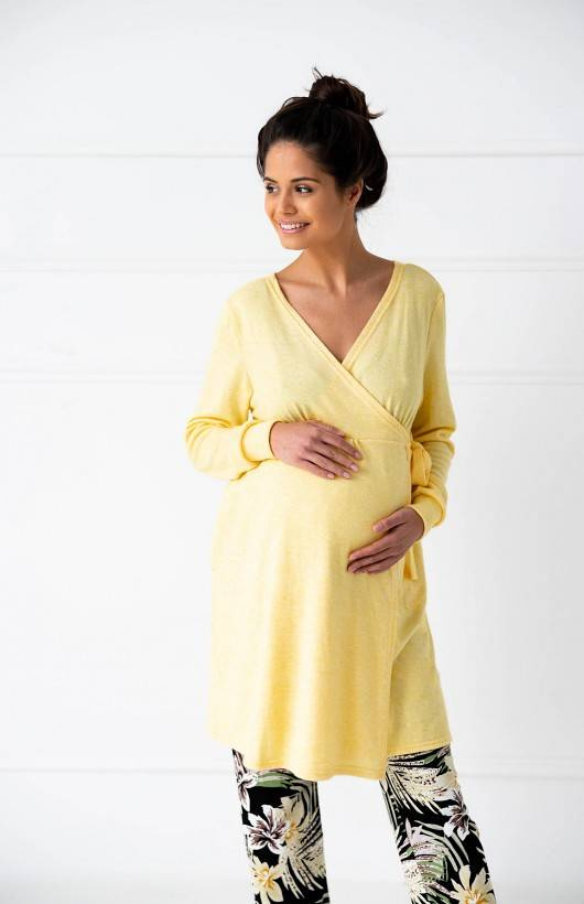 Sensis Szlafrok damski Tracy - żółty