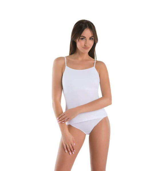 Koszulka z biustonoszem Cami Teyli - biały