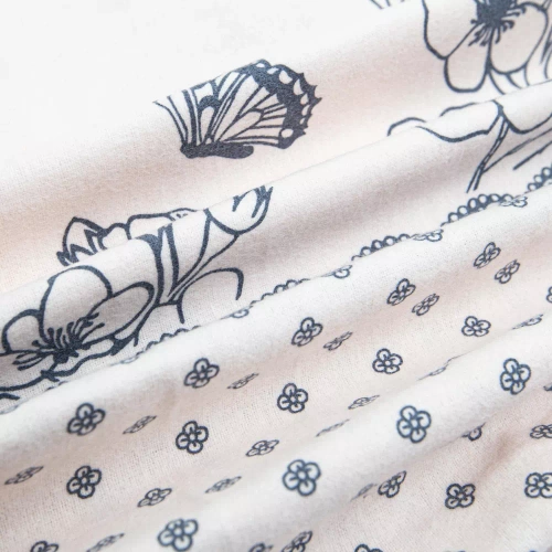 Pościel flanelowa kwiaty 31503/1 Darymex pudrowy róż 