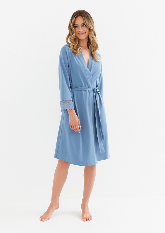 Szlafrok damski 402 Cana - denim