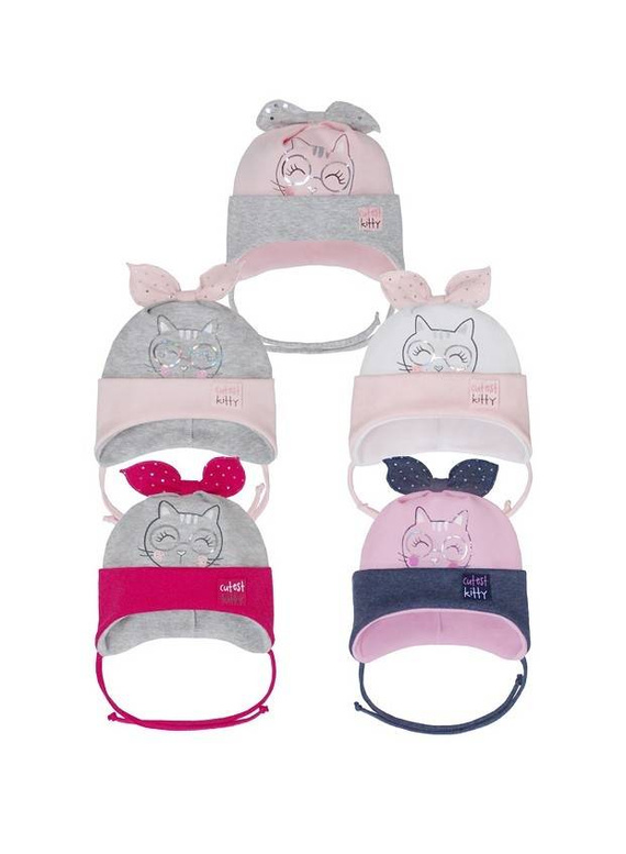 44-011 Czapka dziecięca AJS mix-kolor