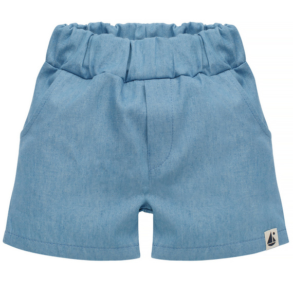 Krótkie spodenki na gumce Sailor Pinokio - jeans