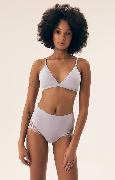 Figi damskie 2-pak 42580 Passy Henderson - fiolet-beż