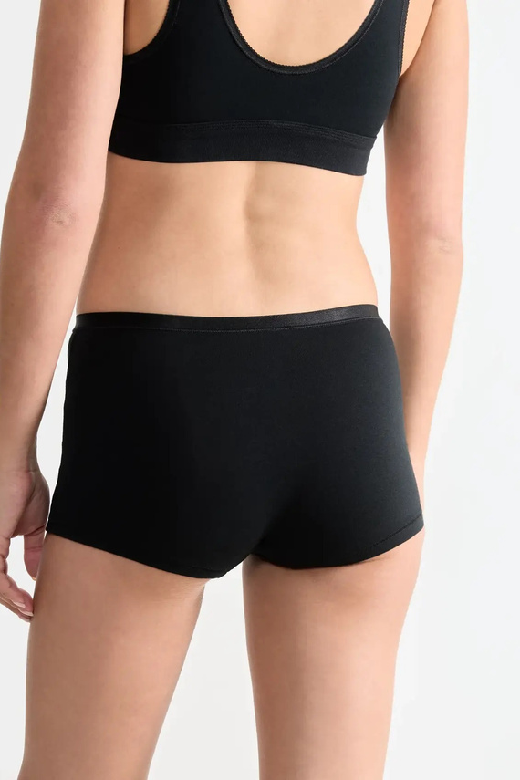 Szorty Damskie Go Daily Cotton Short 3-pak Sloggi - czarne