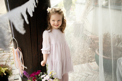 Sukienka dziewczęca Charlotte Pinokio - fiolet