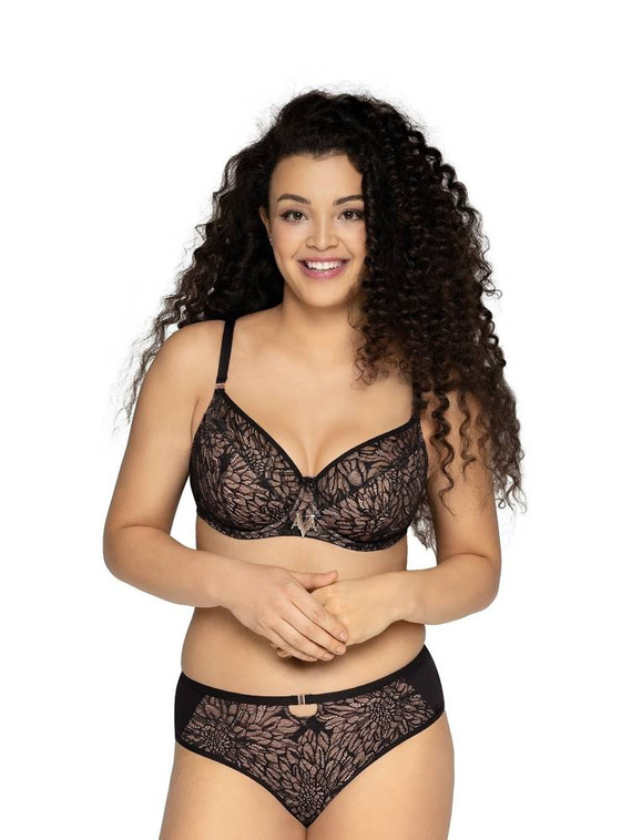 Półusztywniany Biustonosz 1954 Ava - czarny