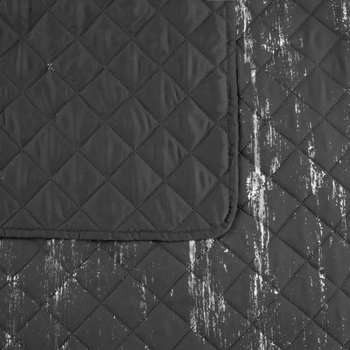 Narzuta dekoracyjna Blink 1 Design91 grafitowy/srebrny