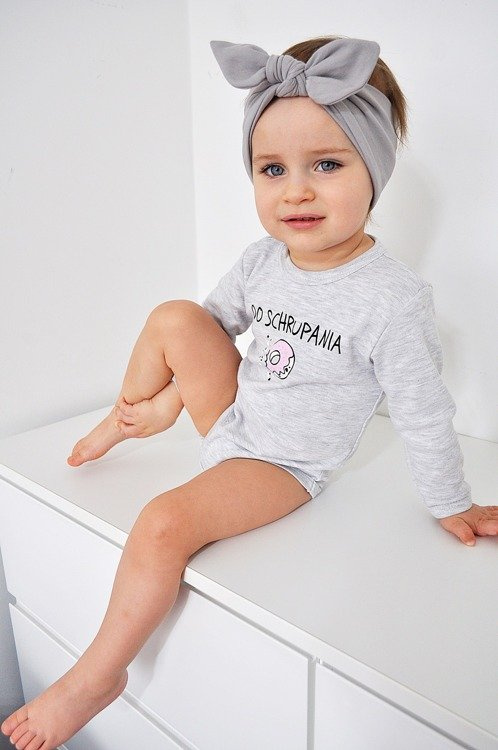 551219113 Body z długim rękawem "Do schrupania" Oscar Kids