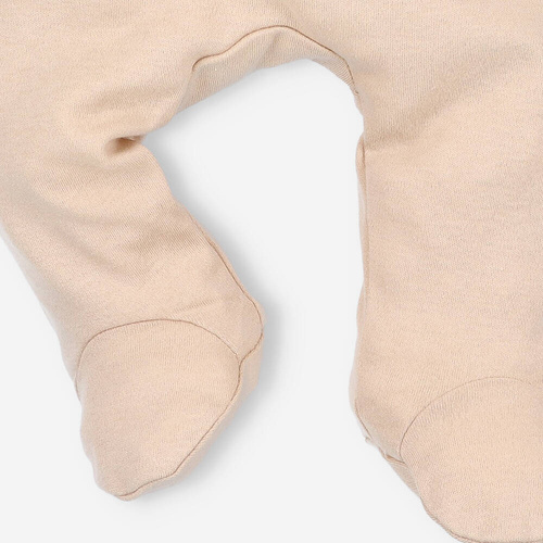 Półśpiochy z bawełny organicznej Nini beżowy 