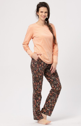 Piżama Damska LNS 785 Key - łososiowa