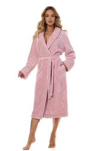 Długi Szlafrok Damski 2413 Camelia L&L  baletowy