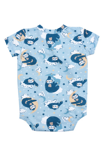 BOD.5378 Body z krótkim rękawem rozpinane Doctor Nap - sloth