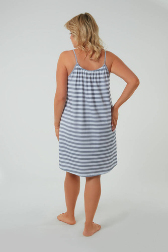 Koszula nocna na wąskim ramiączku Bari Italian Fashion - druk  