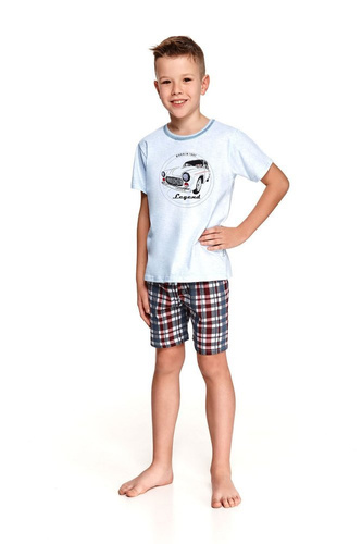 Piżama dla chłopca 943,944 Damian Taro - 02 granatowy melanż