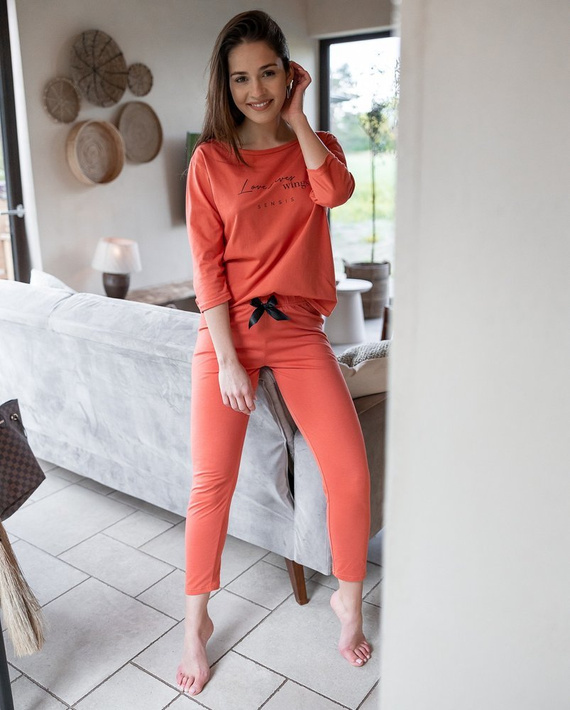 Sensis Piżama damska Hypnotic - rudy