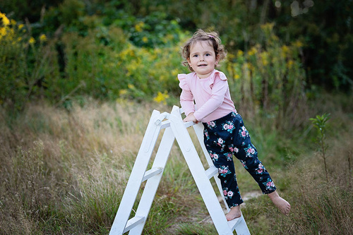 Body z długim rękawem "Rose Bonica" Makoma pudrowy róż