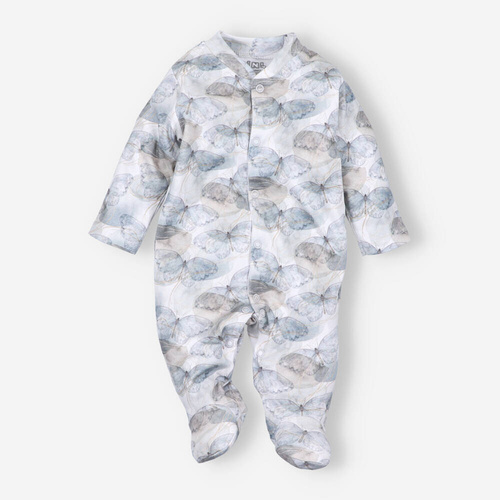 Pajacyk z bawełny organicznej Butterflies Nini druk