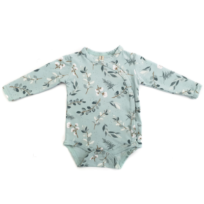 BOD.4291 Body z długim rękawem rozpinane Doctor Nap - pool blue