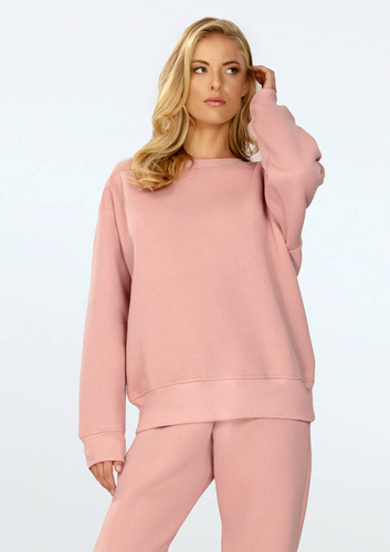 Bluza dresowa Rehema Dkaren - pudrowy