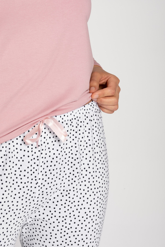 Piżama damska Infinity Momenti Per Me pink