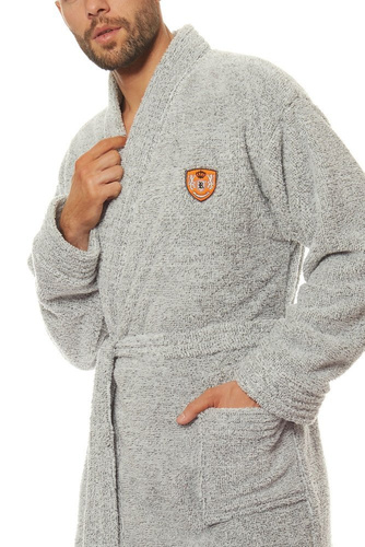 Szlafrok Męski 2116 Color L&L- niebieski 