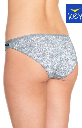 Figi damskie LPR 988 A22  2-pak Key niebieski-szary