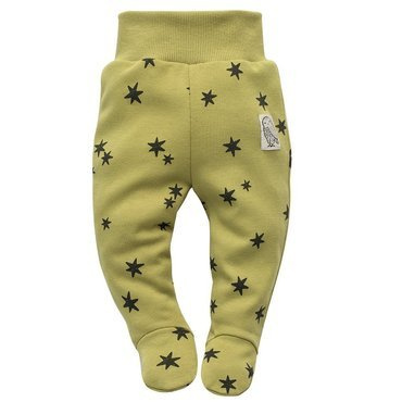 "Stay Green" Półśpiochy niemowlęce Pinokio - zielony druk